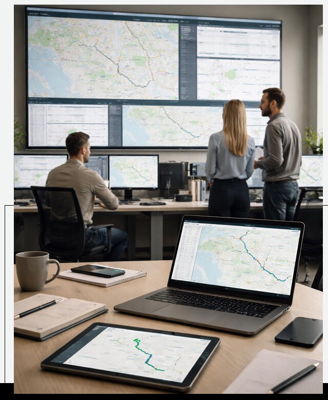 Трекинг грузов и Fleet Management, мониторинг автопарка в Ноябрьске